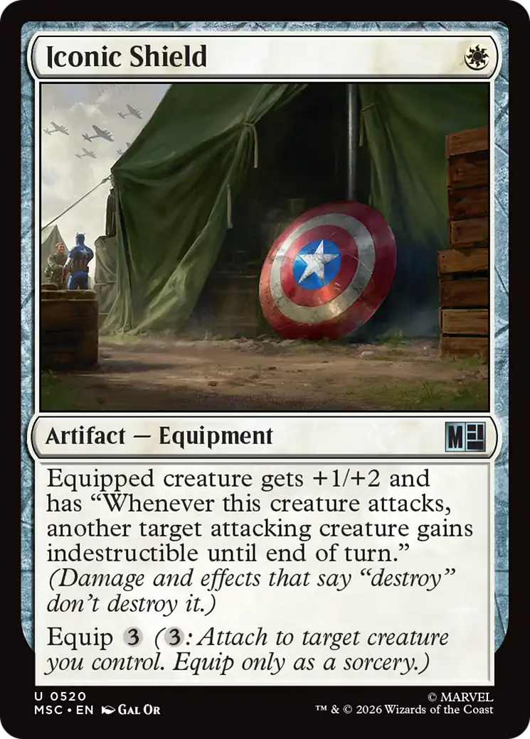 Iconic Shield [Marvel Super Heroes Commander] | Exor Games Summserside