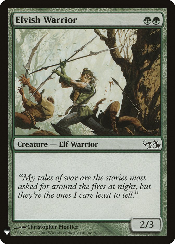 Elvish Warrior [Mystery Booster] | Exor Games Summserside