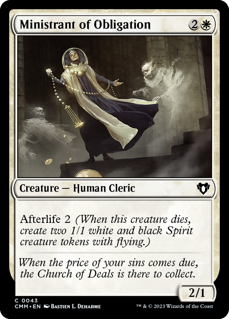 Ministrant of Obligation [Commander Masters] | Exor Games Summserside