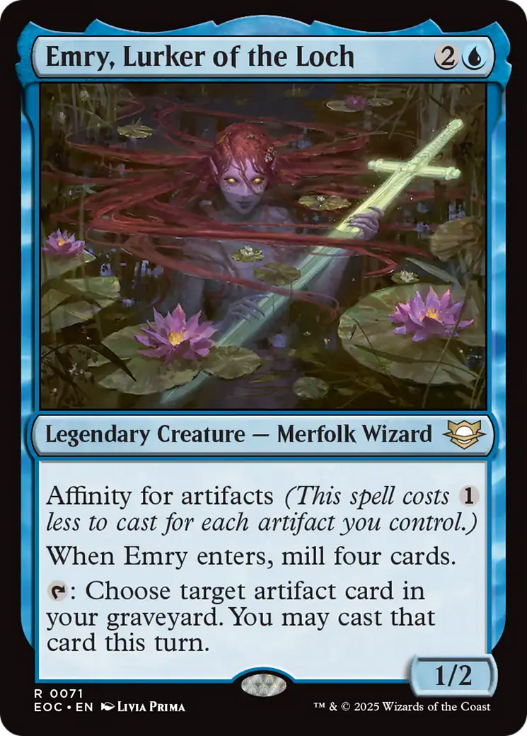 Emry, Lurker of the Loch [Edge of Eternities Commander] | Exor Games Summserside
