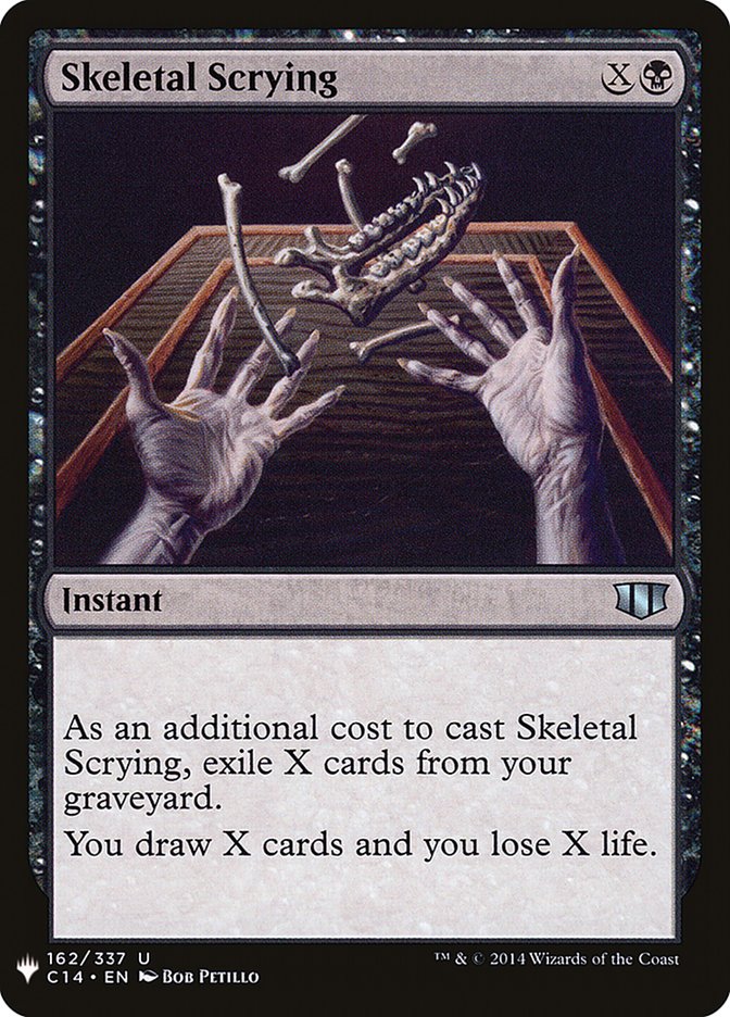 Skeletal Scrying [Mystery Booster] | Exor Games Summserside