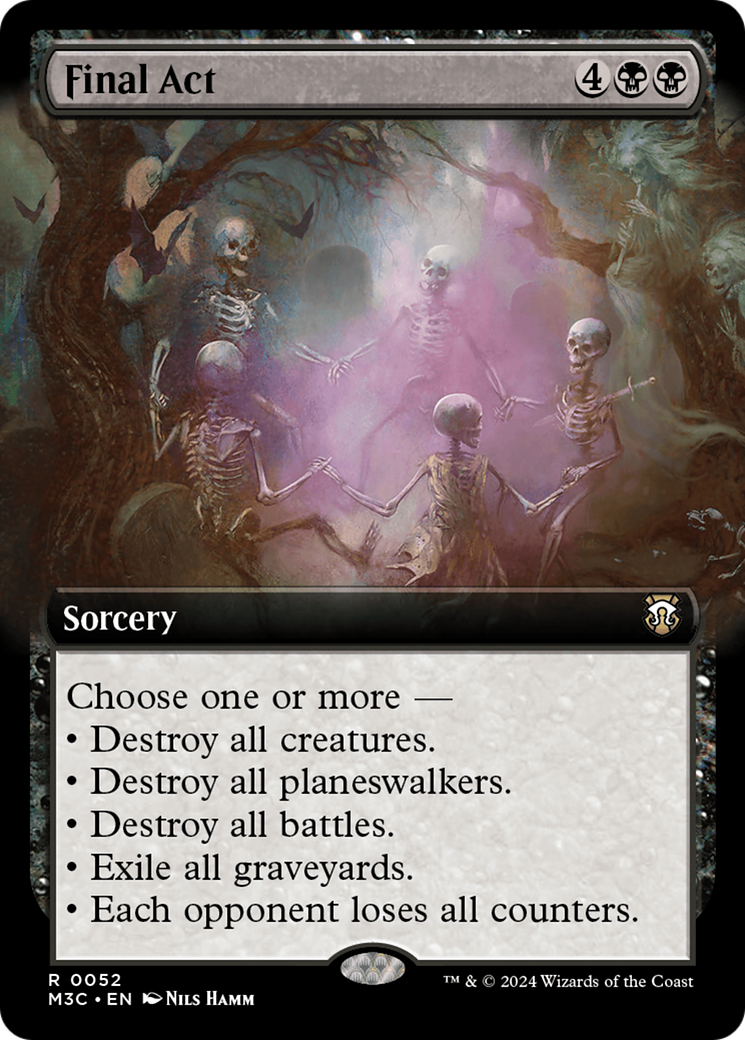 Final Act (Extended Art) (Ripple Foil) [Modern Horizons 3 Commander] | Exor Games Summserside