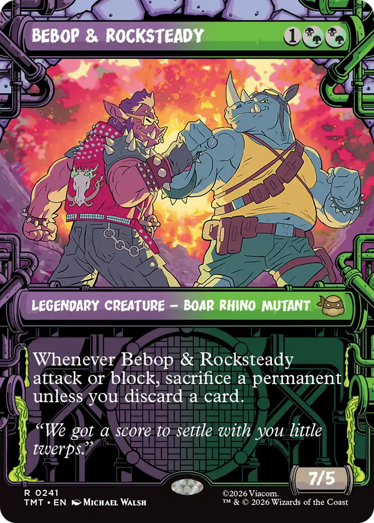 Bebop & Rocksteady (Showcase) [Teenage Mutant Ninja Turtles] | Exor Games Summserside
