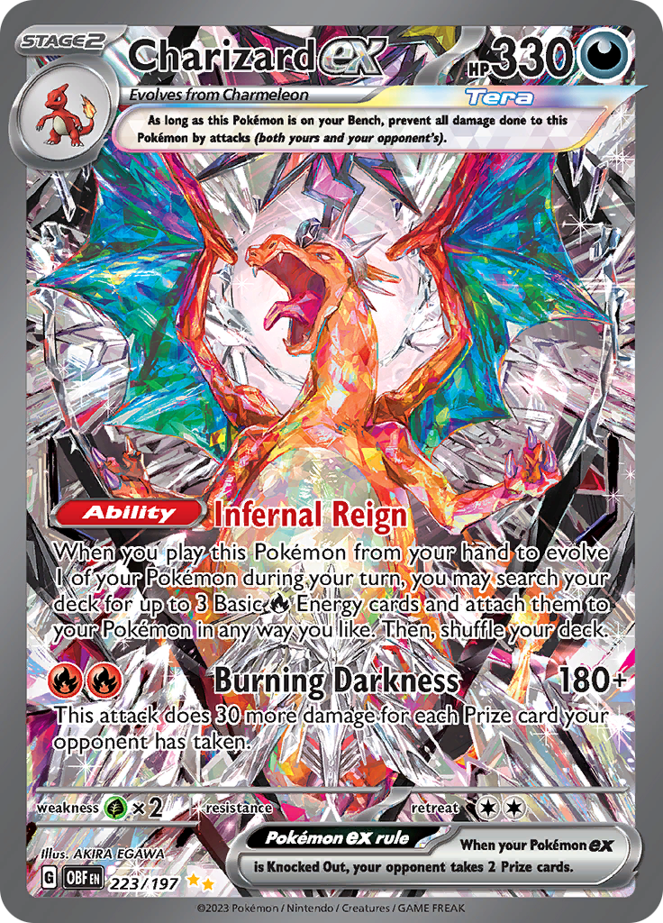 Charizard ex (223/197) [Scarlet & Violet: Obsidian Flames] | Exor Games Summserside