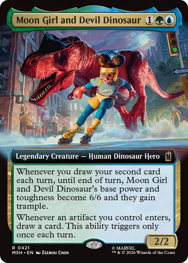 Moon Girl and Devil Dinosaur (Extended Art) [Marvel Super Heroes] | Exor Games Summserside