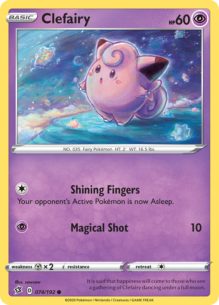 Clefairy (074/192) [Sword & Shield: Rebel Clash] | Exor Games Summserside