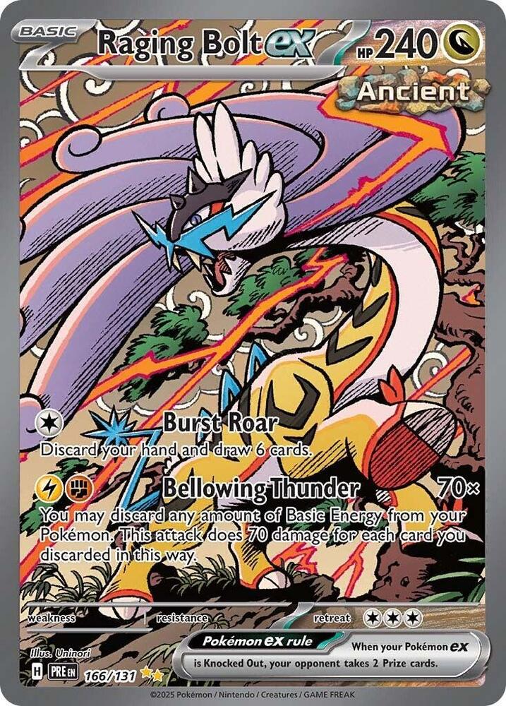 Raging Bolt ex (166/131) [Scarlet & Violet: Prismatic Evolutions] | Exor Games Summserside