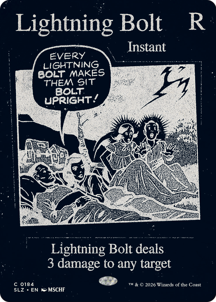 Lightning Bolt (0184) [Secret Lair x MSCHF: The Zeta Set] | Exor Games Summserside