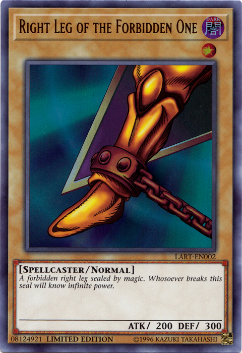Right Leg of the Forbidden One [LART-EN002] Ultra Rare | Exor Games Summserside