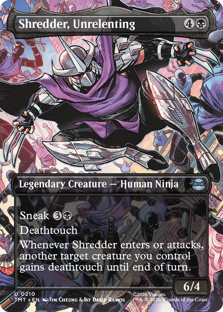Shredder, Unrelenting (Borderless) [Teenage Mutant Ninja Turtles] | Exor Games Summserside