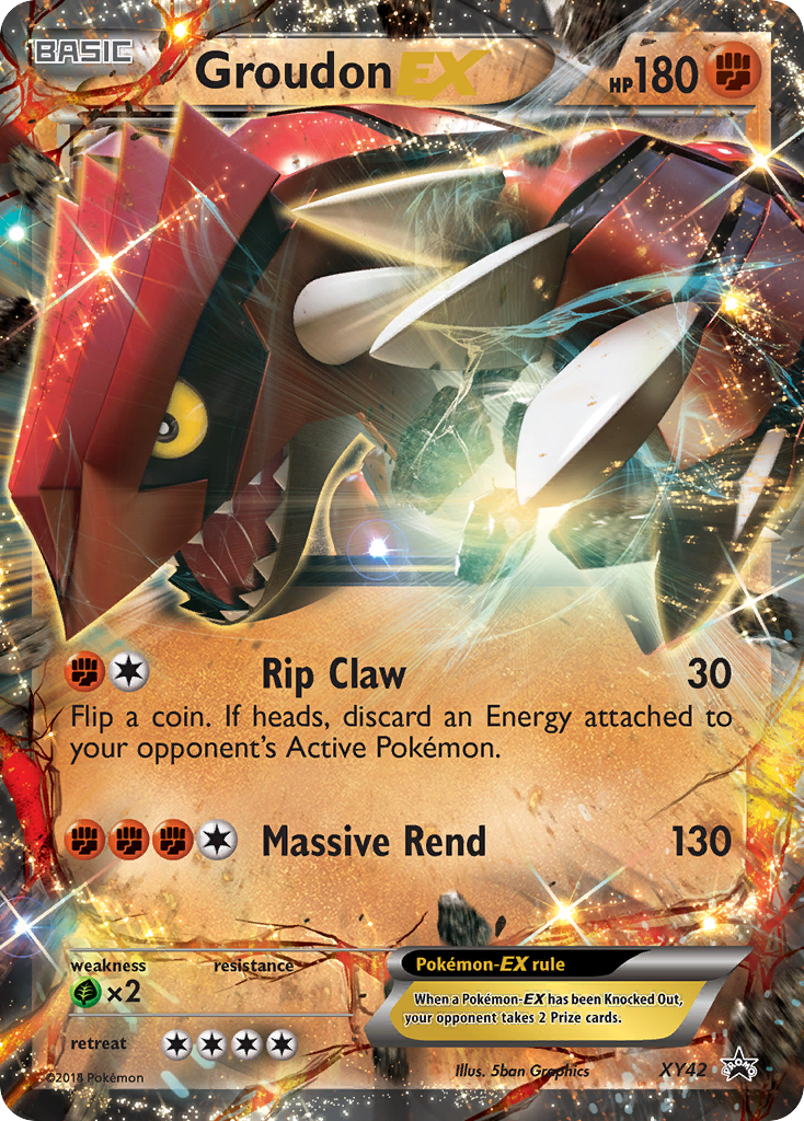 Groudon EX (XY42) [XY: Black Star Promos] | Exor Games Summserside