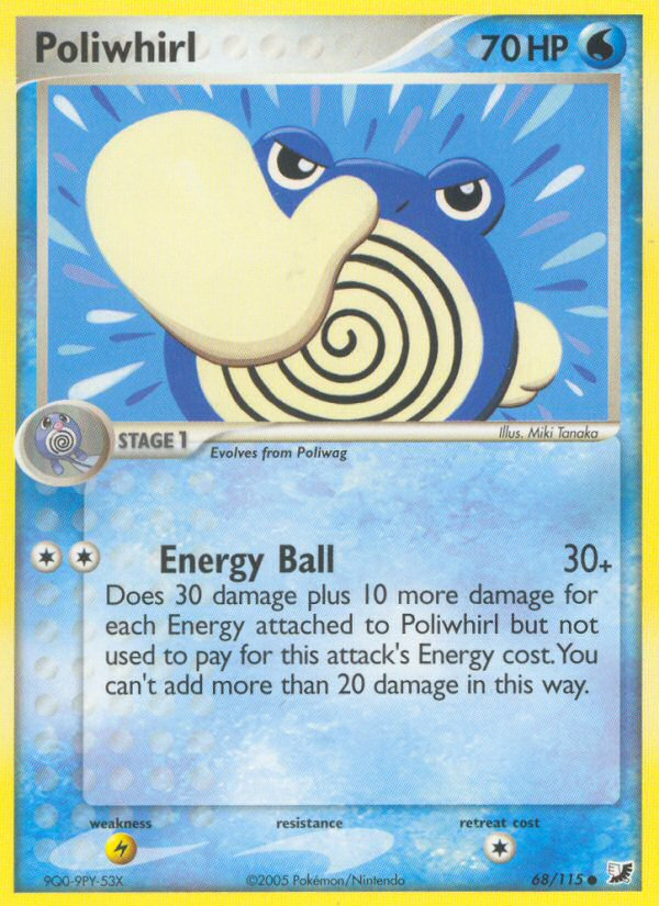 Poliwhirl (68/115) [EX: Unseen Forces] | Exor Games Summserside