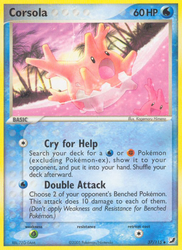 Corsola (37/115) [EX: Unseen Forces] | Exor Games Summserside