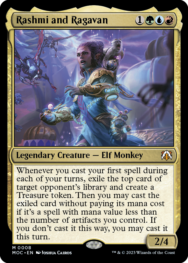 Rashmi and Ragavan [March of the Machine Commander] | Exor Games Summserside