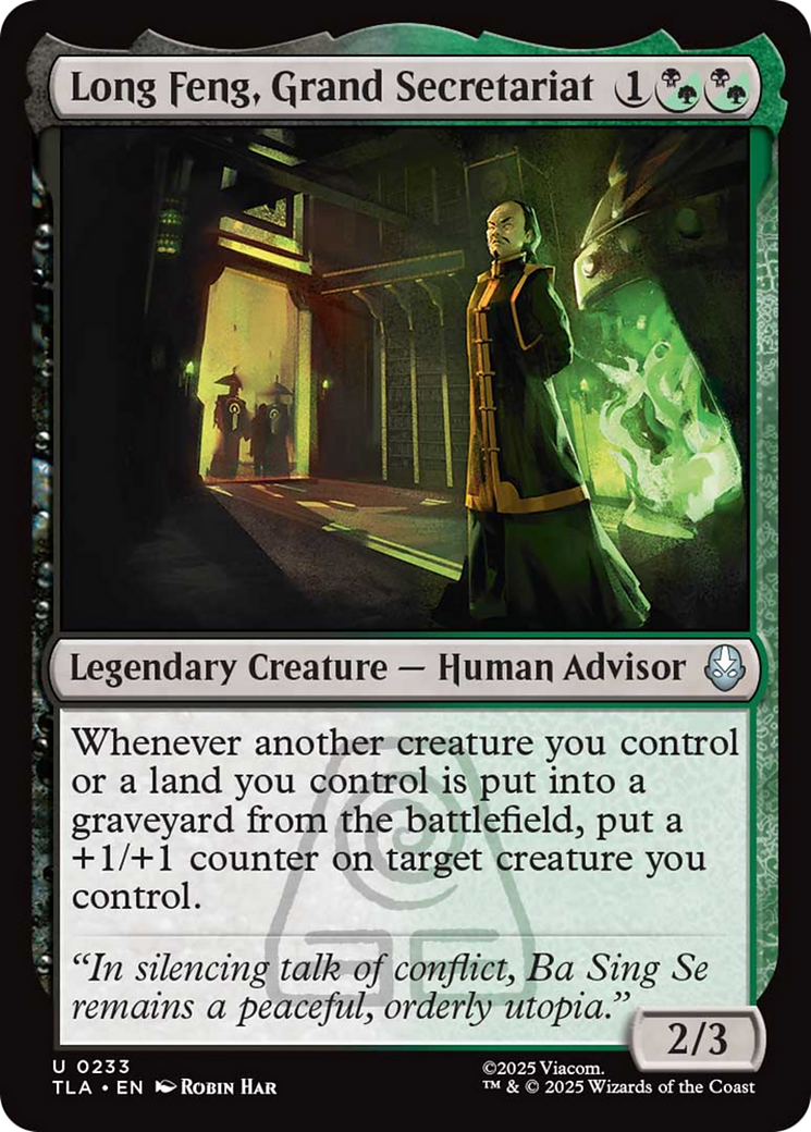 Long Feng, Grand Secretariat [Avatar: The Last Airbender] | Exor Games Summserside