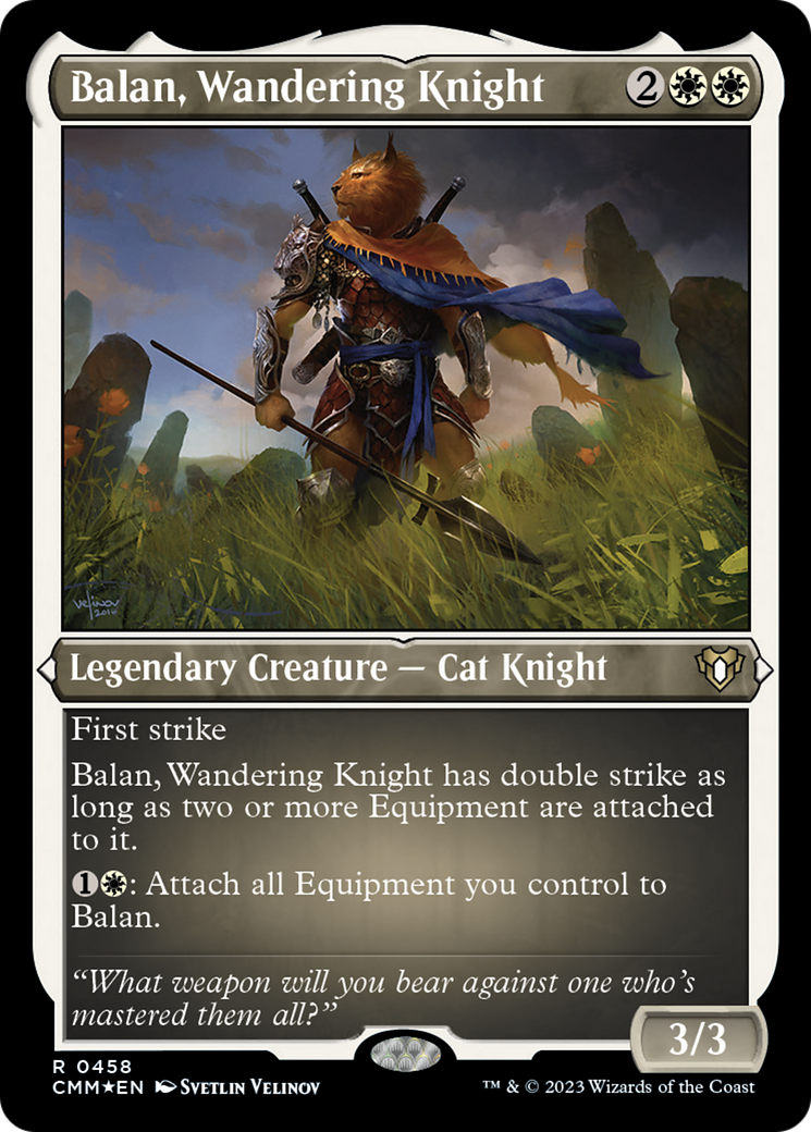 Balan, Wandering Knight (Foil Etched) [Commander Masters] | Exor Games Summserside