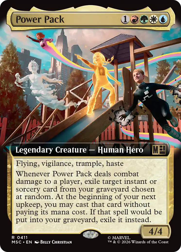 Power Pack (Extended Art) [Marvel Super Heroes Commander] | Exor Games Summserside