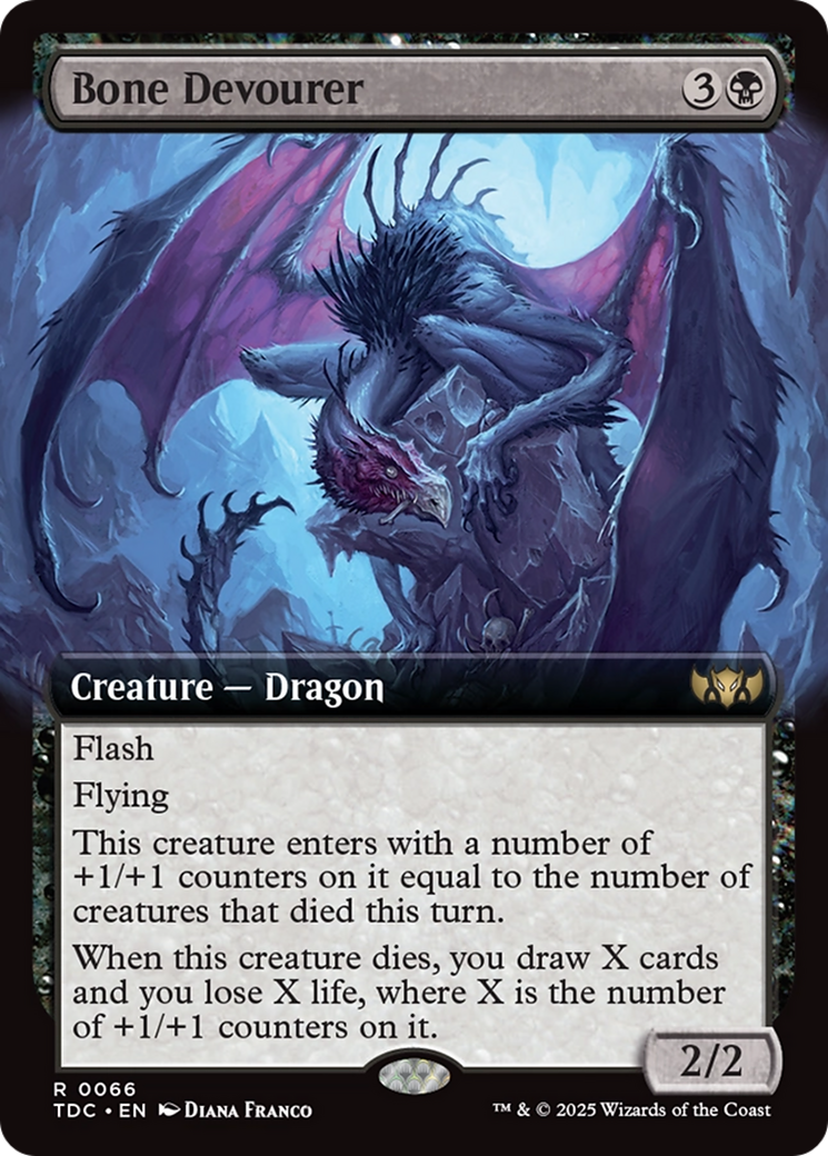 Bone Devourer (Extended Art) [Tarkir: Dragonstorm Commander] | Exor Games Summserside