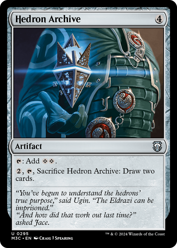 Hedron Archive (Ripple Foil) [Modern Horizons 3 Commander] | Exor Games Summserside