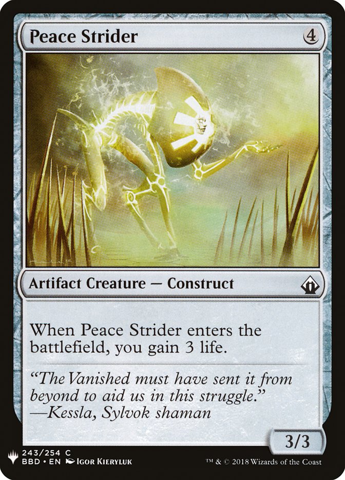 Peace Strider [Mystery Booster] | Exor Games Summserside