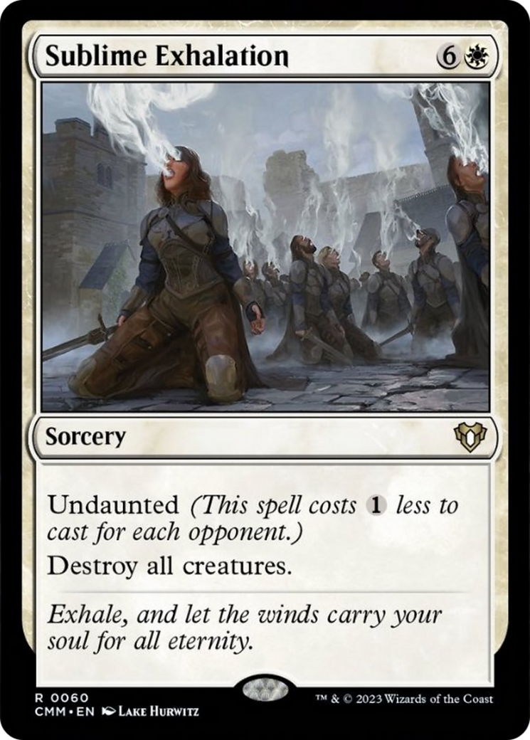 Sublime Exhalation [Commander Masters] | Exor Games Summserside