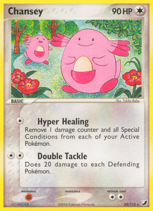 Chansey (20/115) [EX: Unseen Forces] | Exor Games Summserside