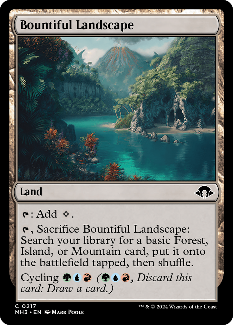 Bountiful Landscape [Modern Horizons 3] | Exor Games Summserside