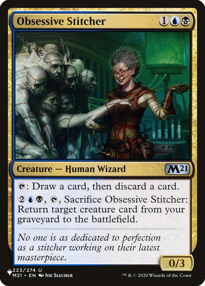 Obsessive Stitcher [The List] | Exor Games Summserside