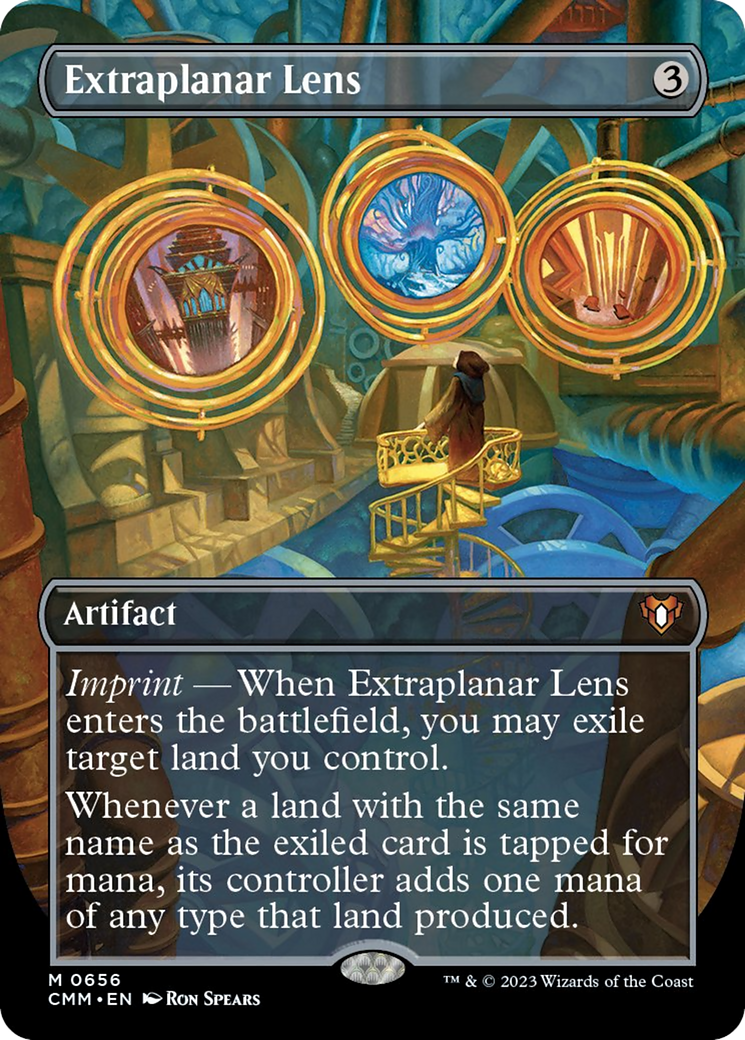 Extraplanar Lens (Borderless Alternate Art) [Commander Masters] | Exor Games Summserside