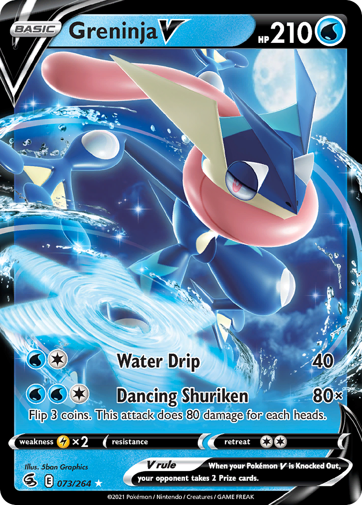 Greninja V (073/264) (Intro Deck) [Sword & Shield: Fusion Strike] | Exor Games Summserside