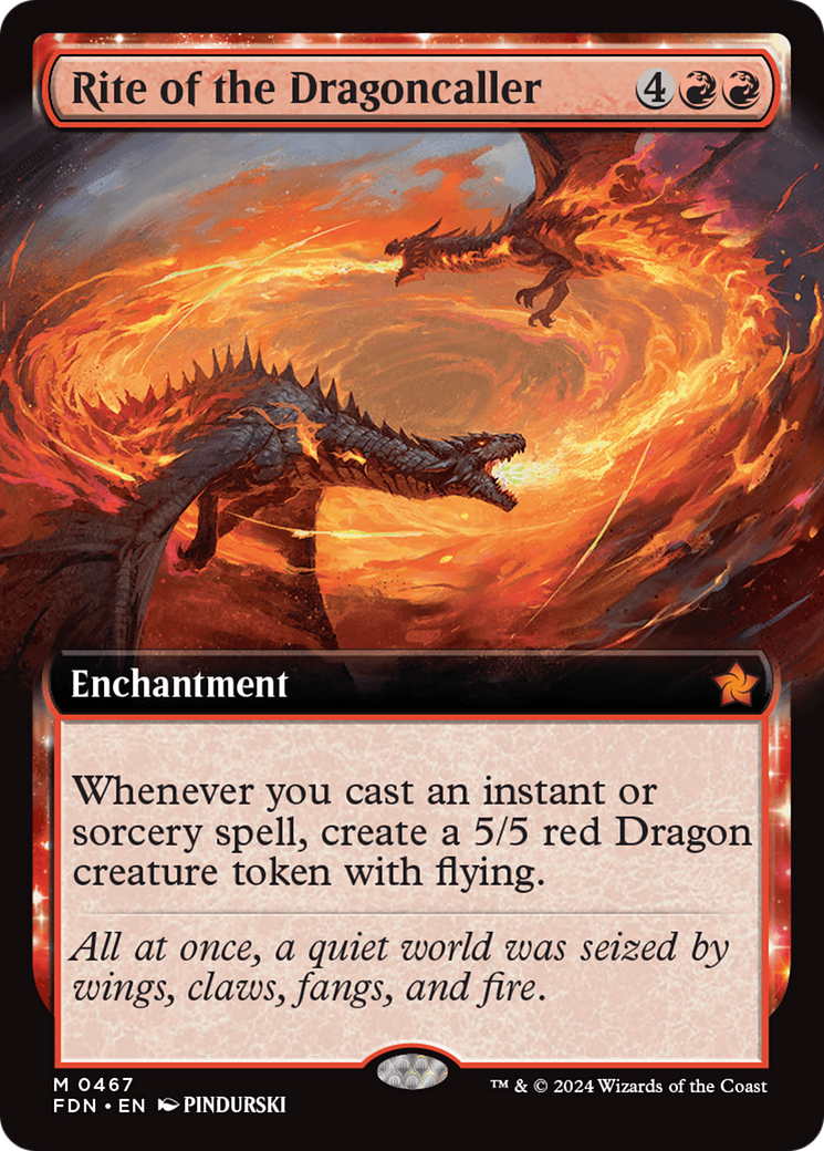 Rite of the Dragoncaller (Extended Art) [Foundations] | Exor Games Summserside