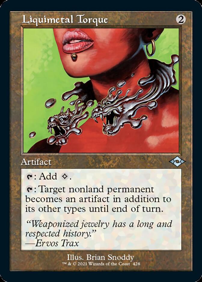 Liquimetal Torque (Retro Foil Etched) [Modern Horizons 2] | Exor Games Summserside