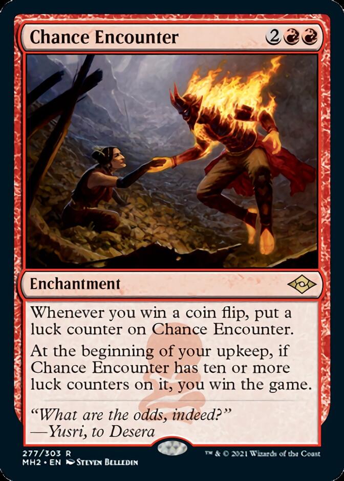 Chance Encounter (Foil Etched) [Modern Horizons] | Exor Games Summserside