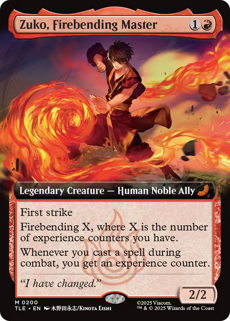 Zuko, Firebending Master (Extended Art) [Avatar: The Last Airbender: Eternal-Legal] | Exor Games Summserside
