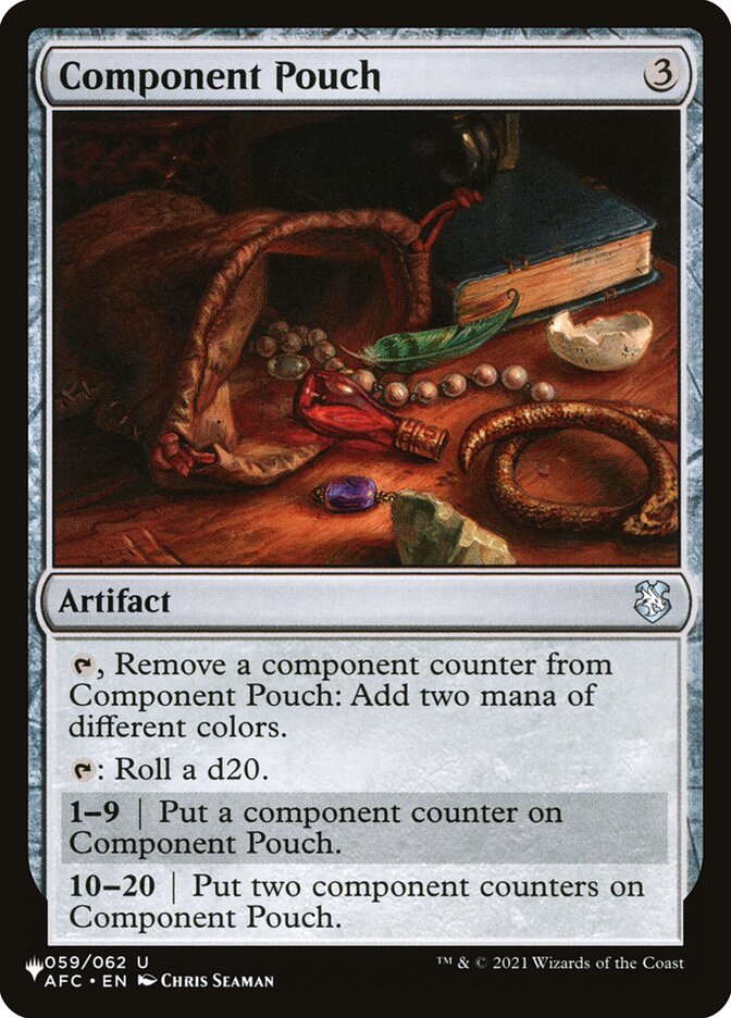 Component Pouch [The List] | Exor Games Summserside
