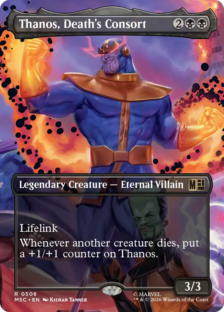 Thanos, Death's Consort (Extended Art) [Marvel Super Heroes Commander] | Exor Games Summserside