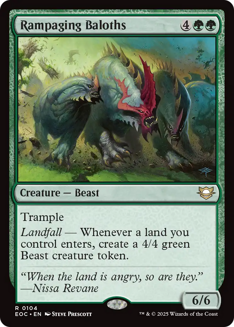 Rampaging Baloths [Edge of Eternities Commander] | Exor Games Summserside