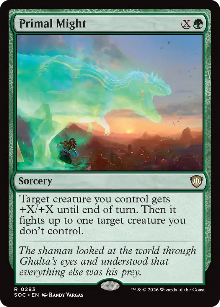 Primal Might [Secrets of Strixhaven Commander] | Exor Games Summserside