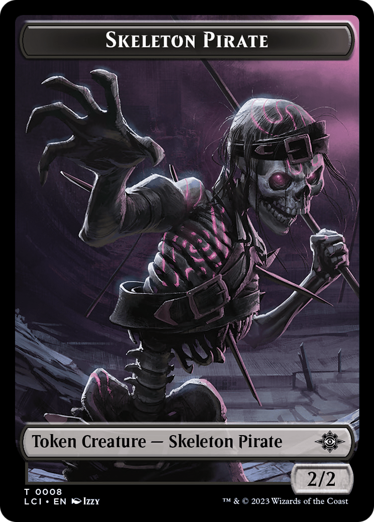 Skeleton Pirate Token [The Lost Caverns of Ixalan Tokens] | Exor Games Summserside