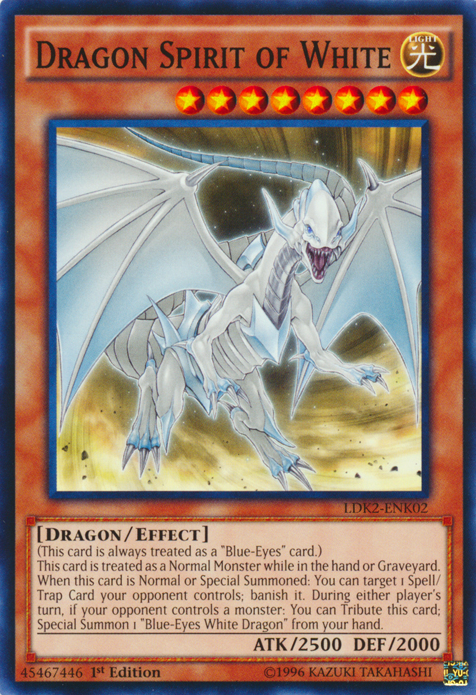 Dragon Spirit of White [LDK2-ENK02] Common | Exor Games Summserside