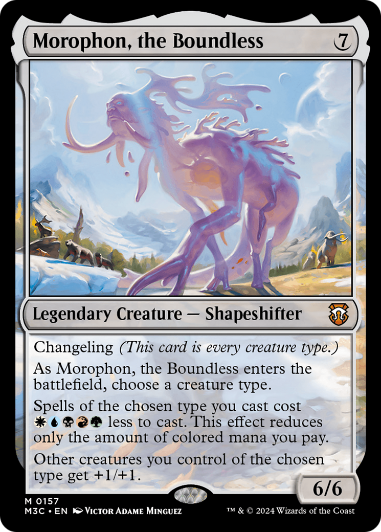 Morophon, the Boundless (Ripple Foil) [Modern Horizons 3 Commander] | Exor Games Summserside