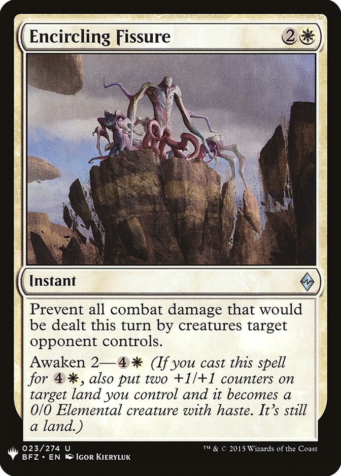 Encircling Fissure [Mystery Booster] | Exor Games Summserside