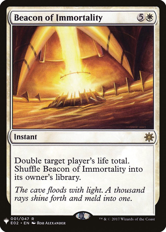 Beacon of Immortality [Mystery Booster] | Exor Games Summserside