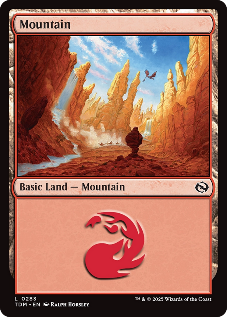 Mountain (0283) [Tarkir: Dragonstorm] | Exor Games Summserside