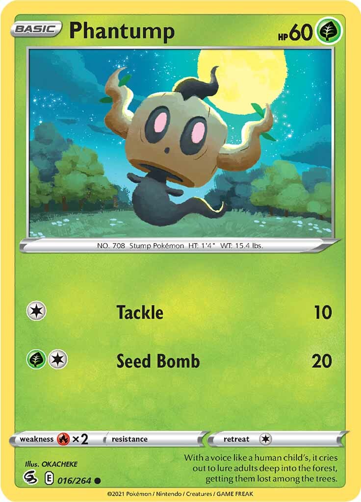 Phantump (016/264) [Sword & Shield: Fusion Strike] | Exor Games Summserside