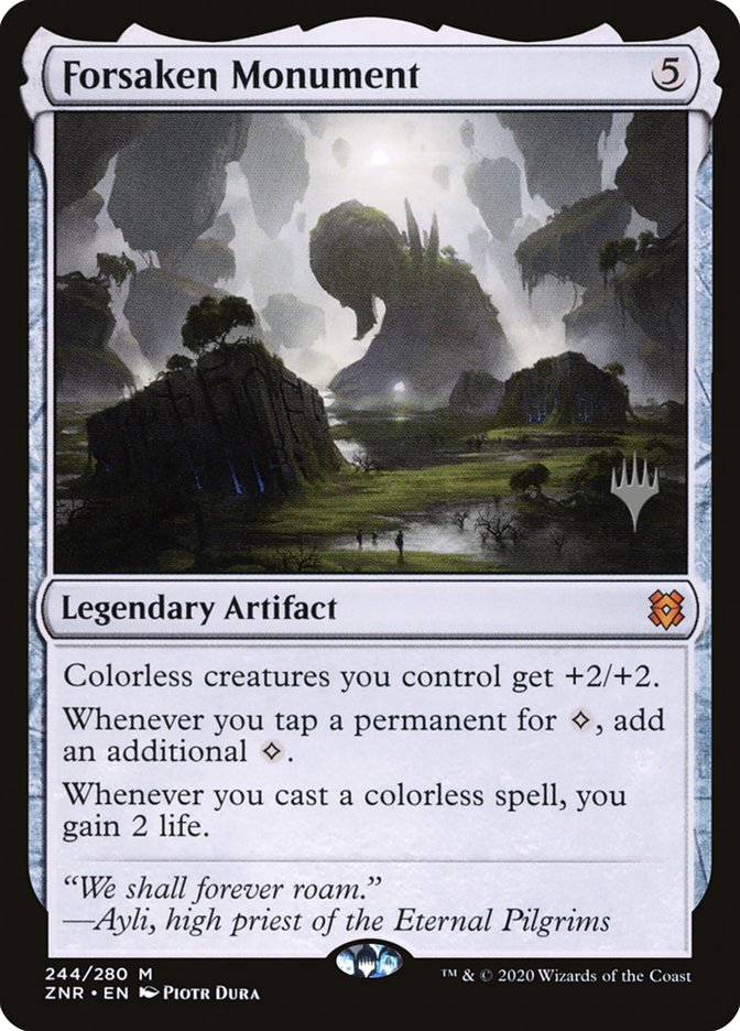 Forsaken Monument (Promo Pack) [Zendikar Rising Promos] | Exor Games Summserside