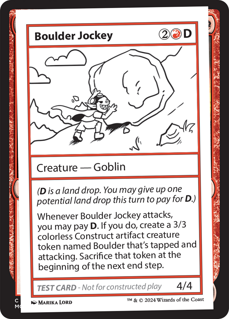 Boulder Jockey [Mystery Booster 2 Playtest Cards] | Exor Games Summserside