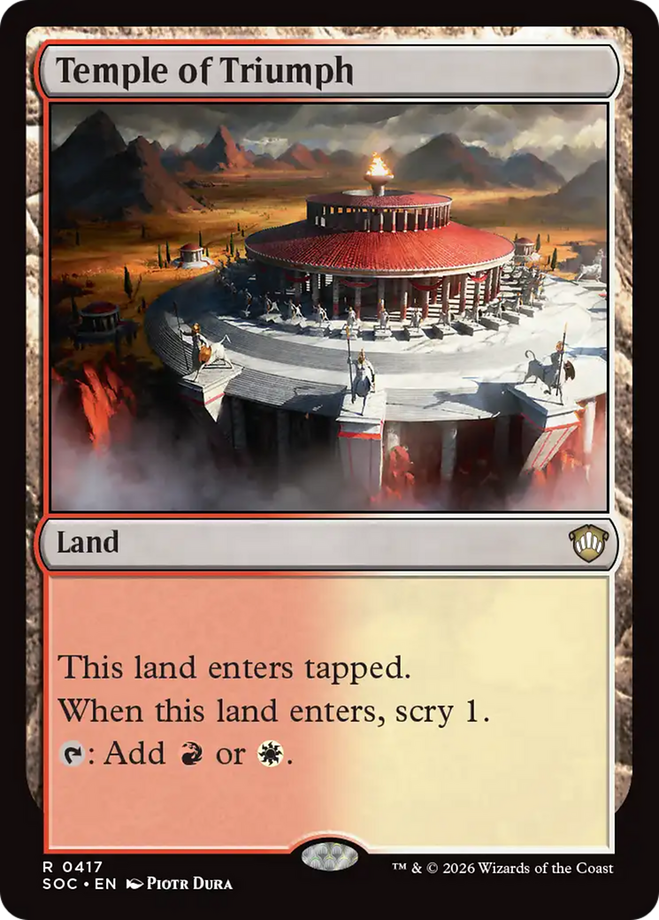 Temple of Triumph [Secrets of Strixhaven Commander] | Exor Games Summserside
