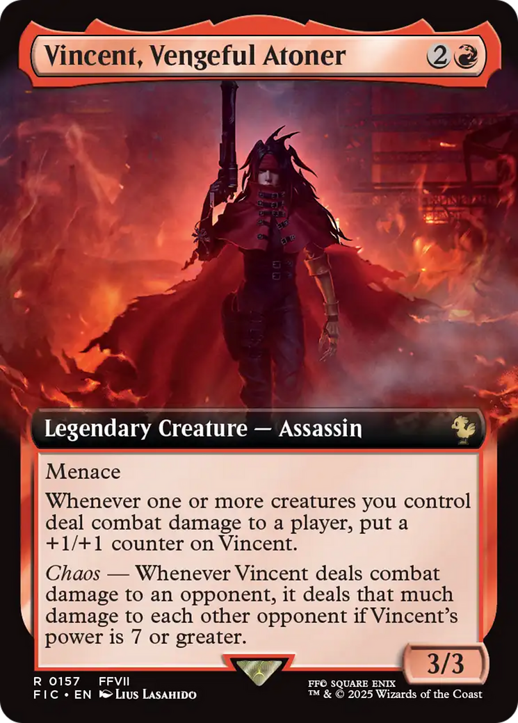 Vincent, Vengeful Atoner (Extended Art) [FINAL FANTASY Commander] | Exor Games Summserside