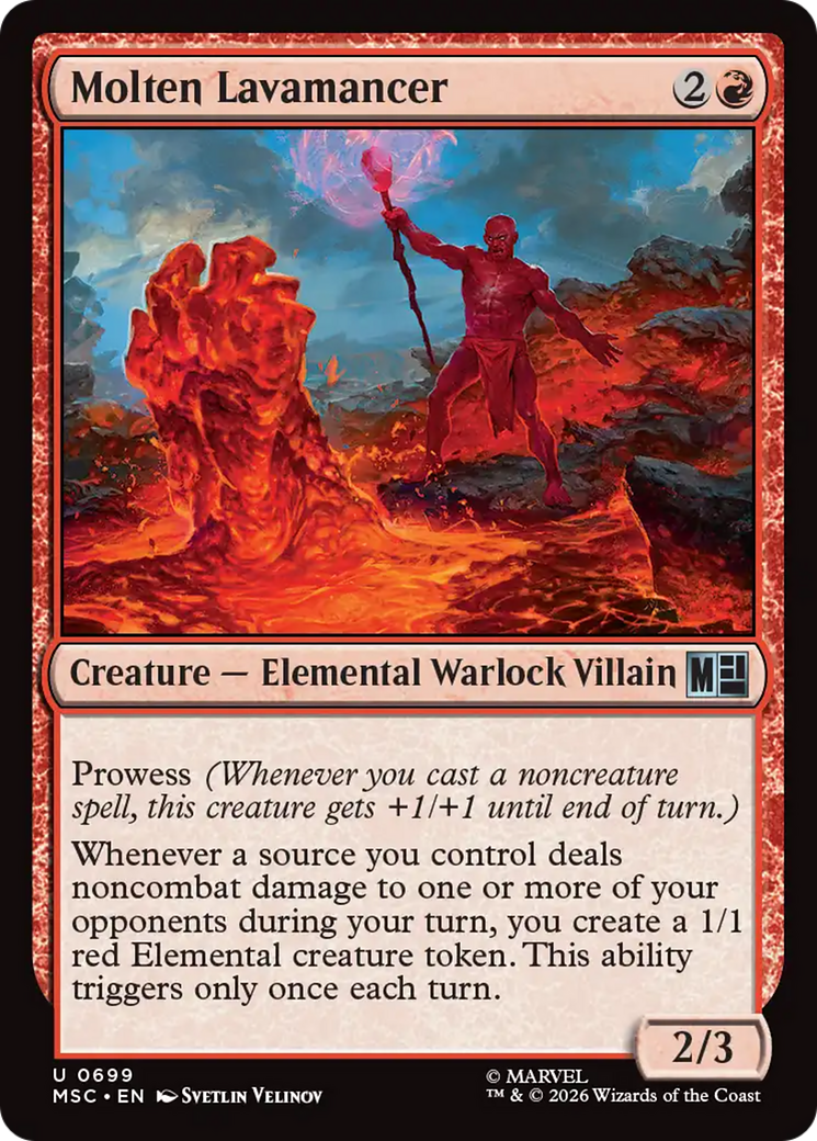 Molten Lavamancer [Marvel Super Heroes Commander] | Exor Games Summserside